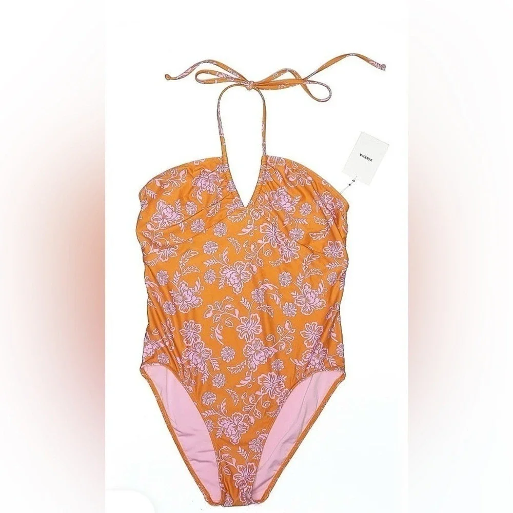Tuckernuck Xirena Tropicana Analyse One Piece Bathing suit Size M NEW Resortwear